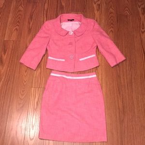 Stunning Pink Tweed Suit